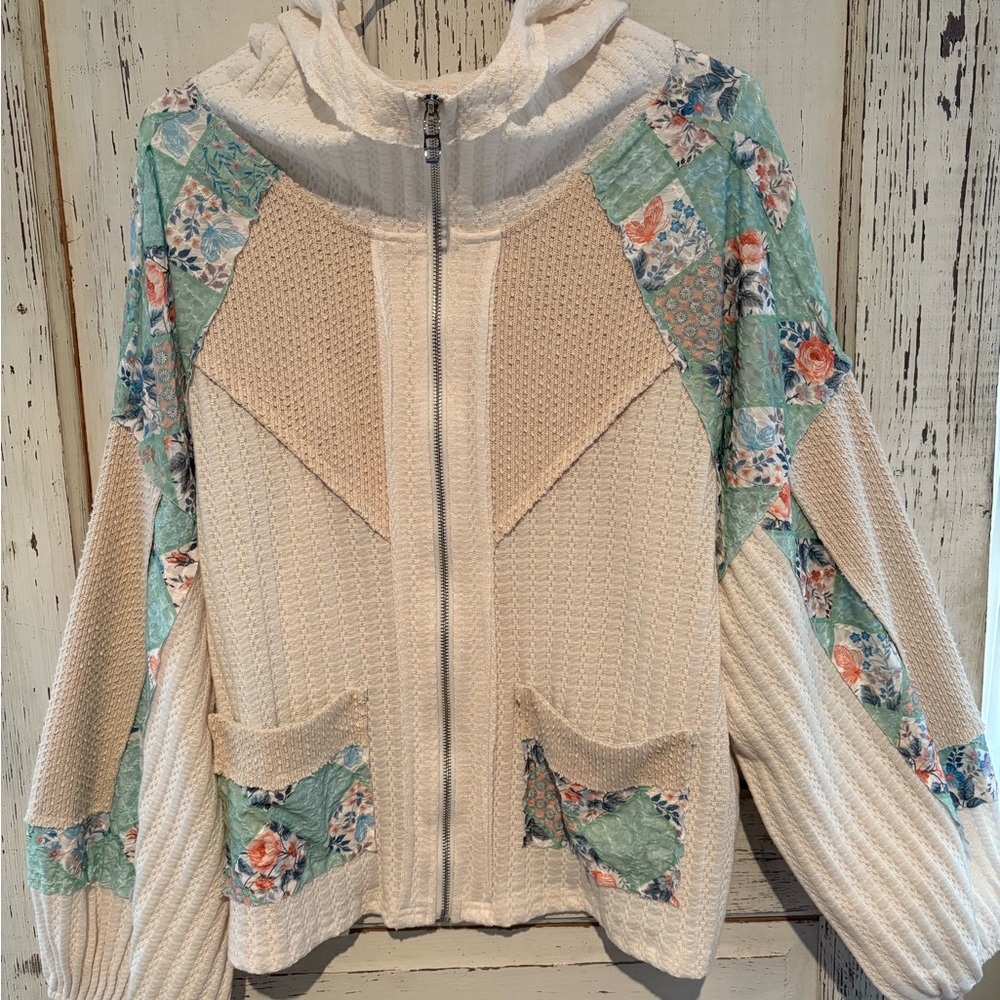 NWOT-POL Patchwork Jacket - image 5